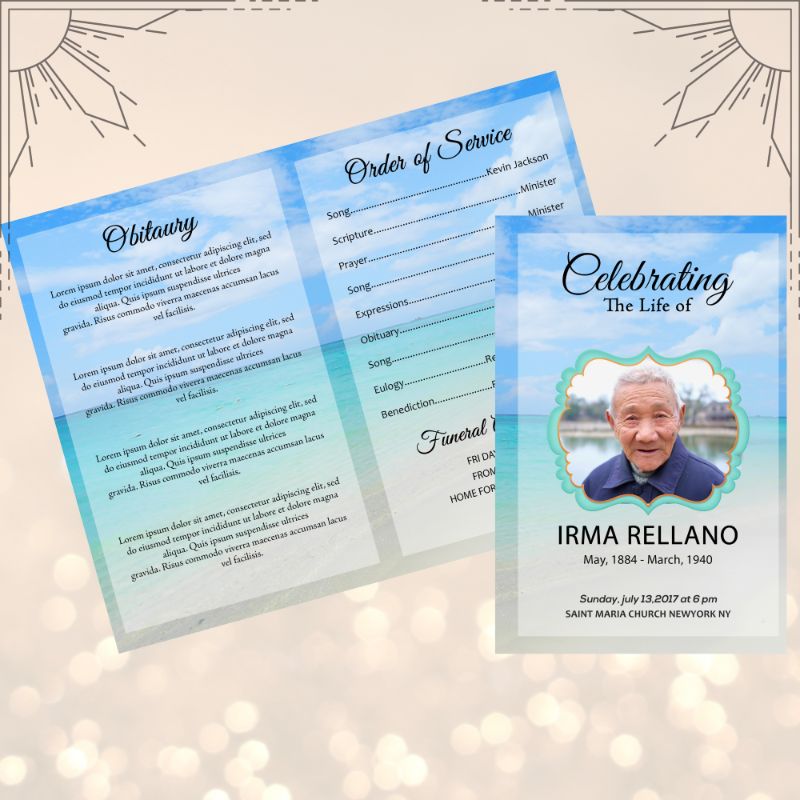 Obituary Store – Printable Funeral Templates